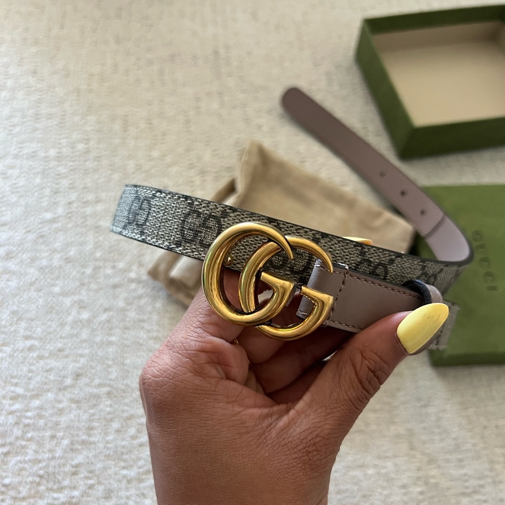 GUCCI GG MARMONT THIN BELT - Picture 2 of 8